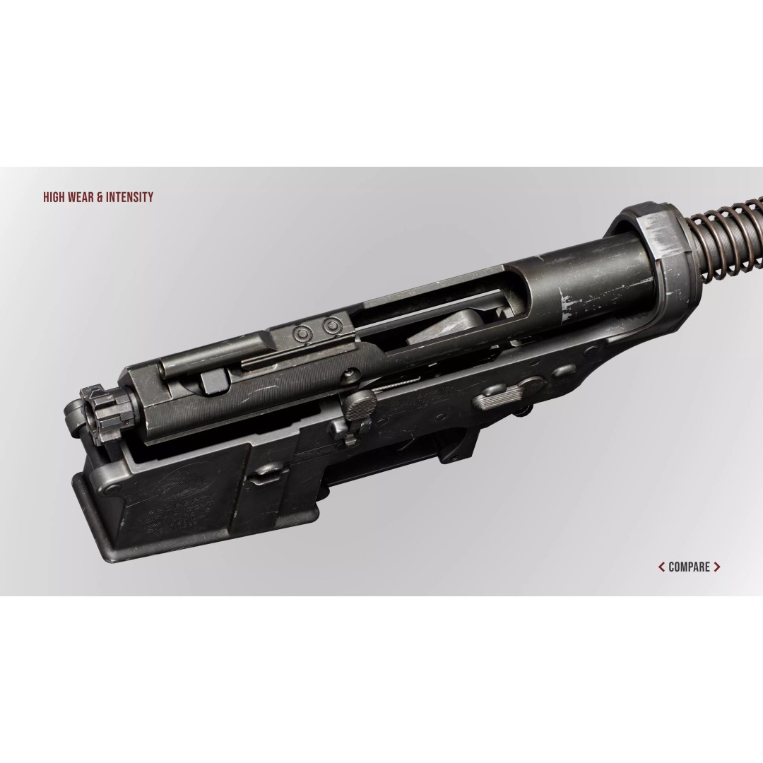 AR15 M4A1 3D Model – Low-Poly Customizable Game Asset, FBX - View 28