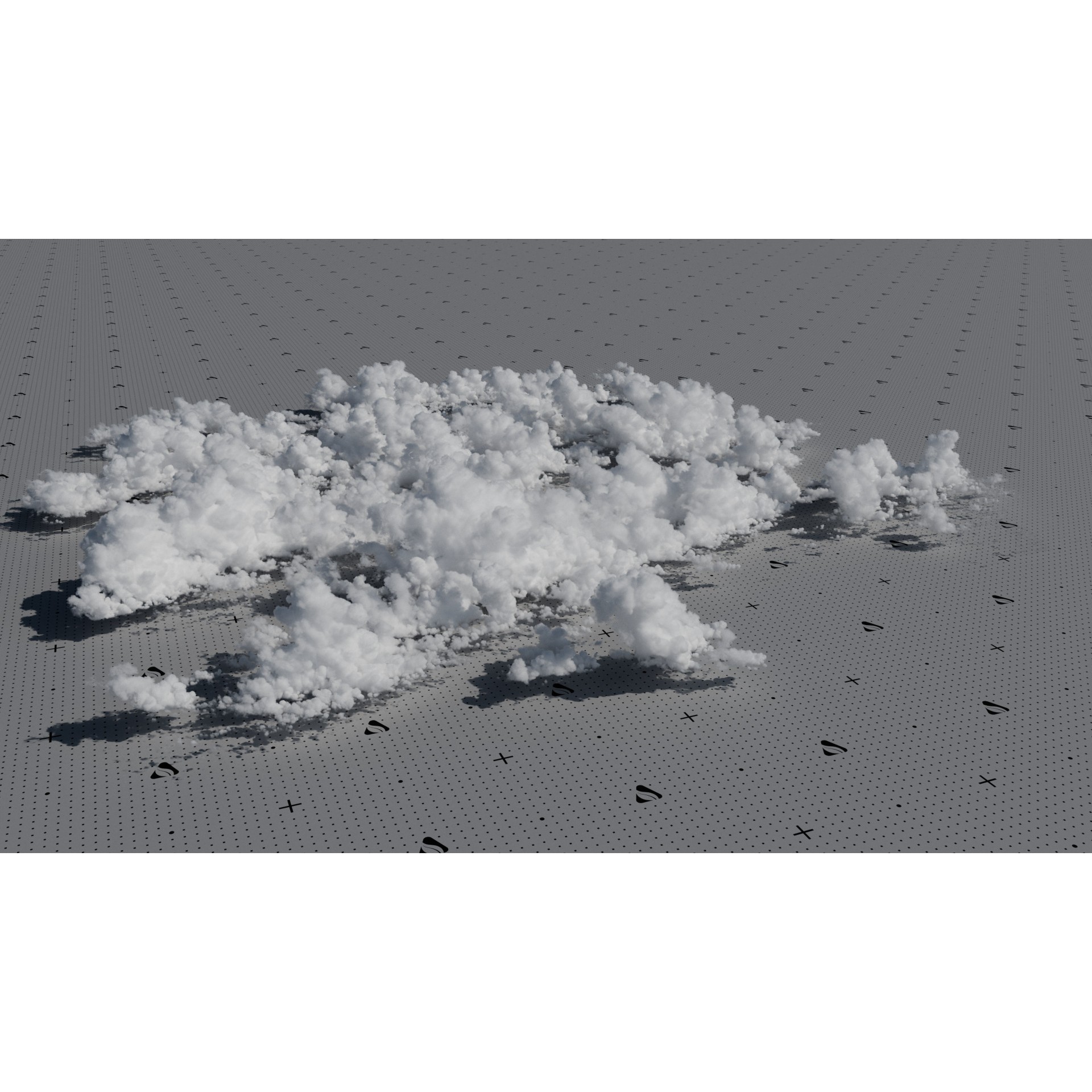 VDB Cumulonimbus Cloud Field 4 - Ultra-High Resolution 3D Model - View 10