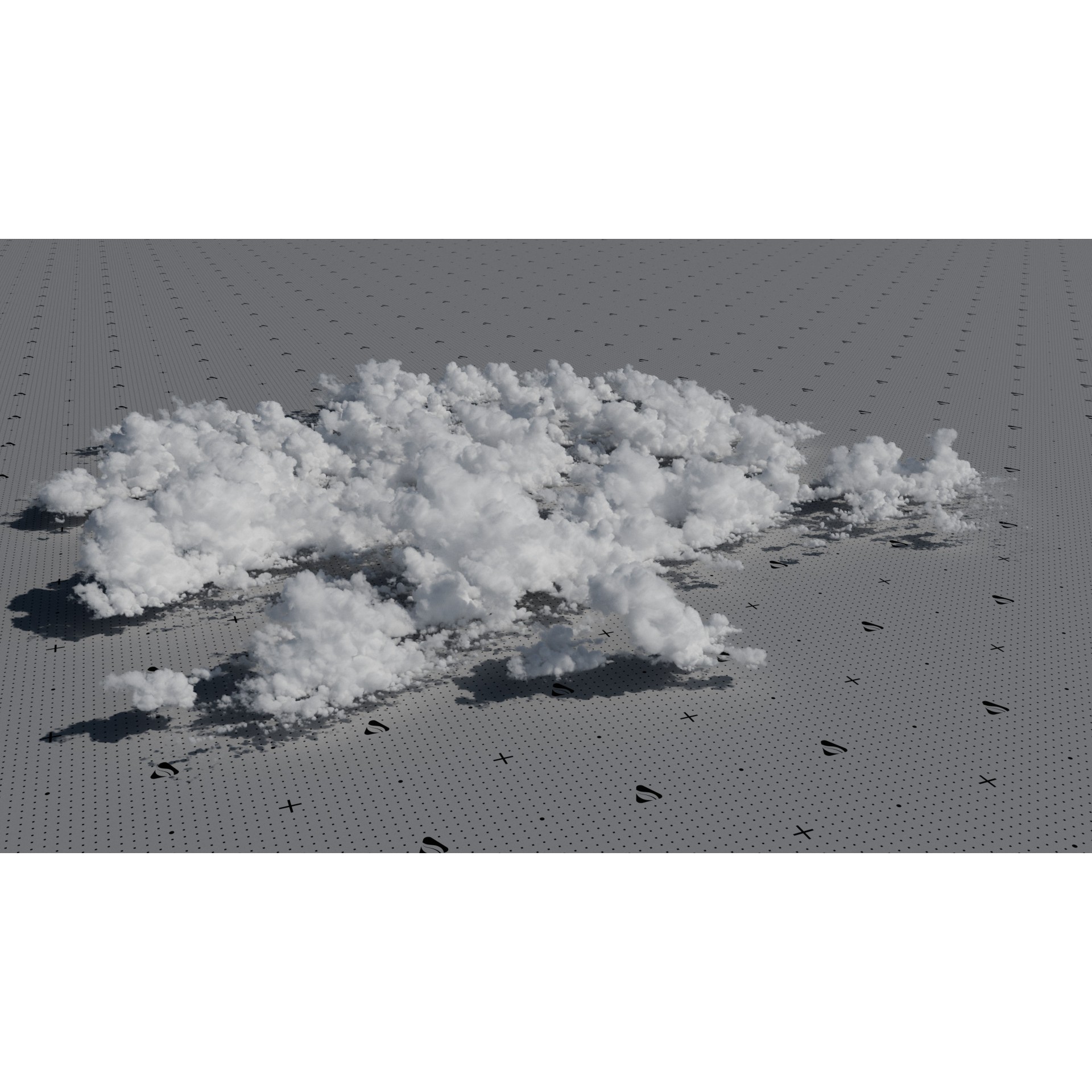 VDB Cumulonimbus Cloud Field 4 - Ultra-High Resolution 3D Model - View 11