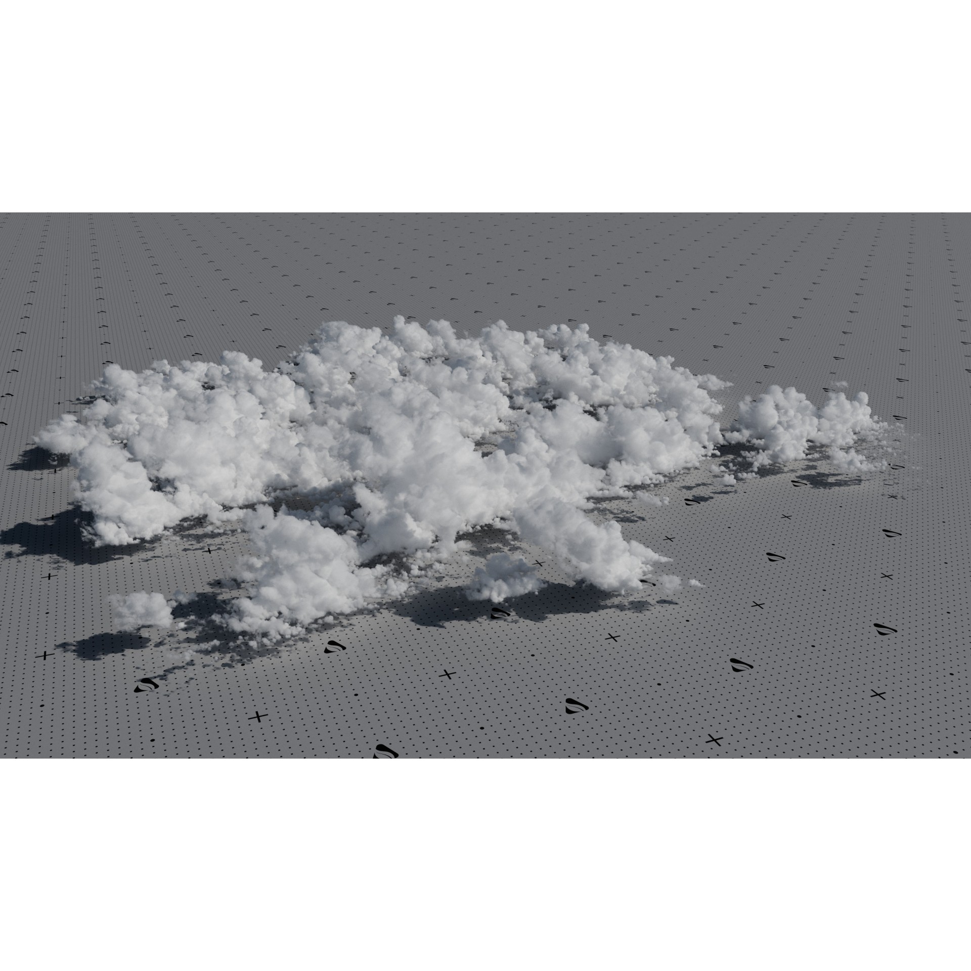 VDB Cumulonimbus Cloud Field 4 - Ultra-High Resolution 3D Model - View 12