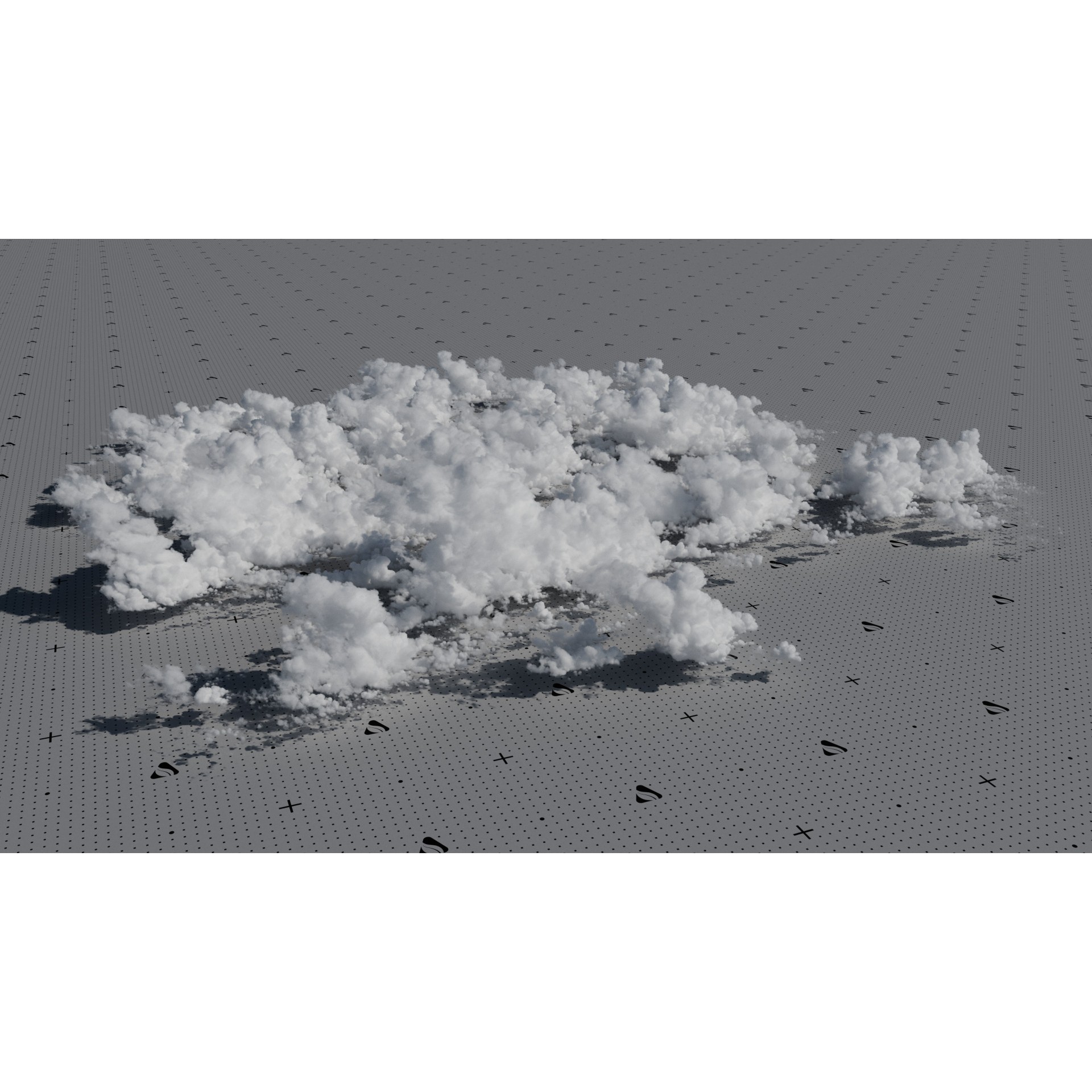 VDB Cumulonimbus Cloud Field 4 - Ultra-High Resolution 3D Model - View 13