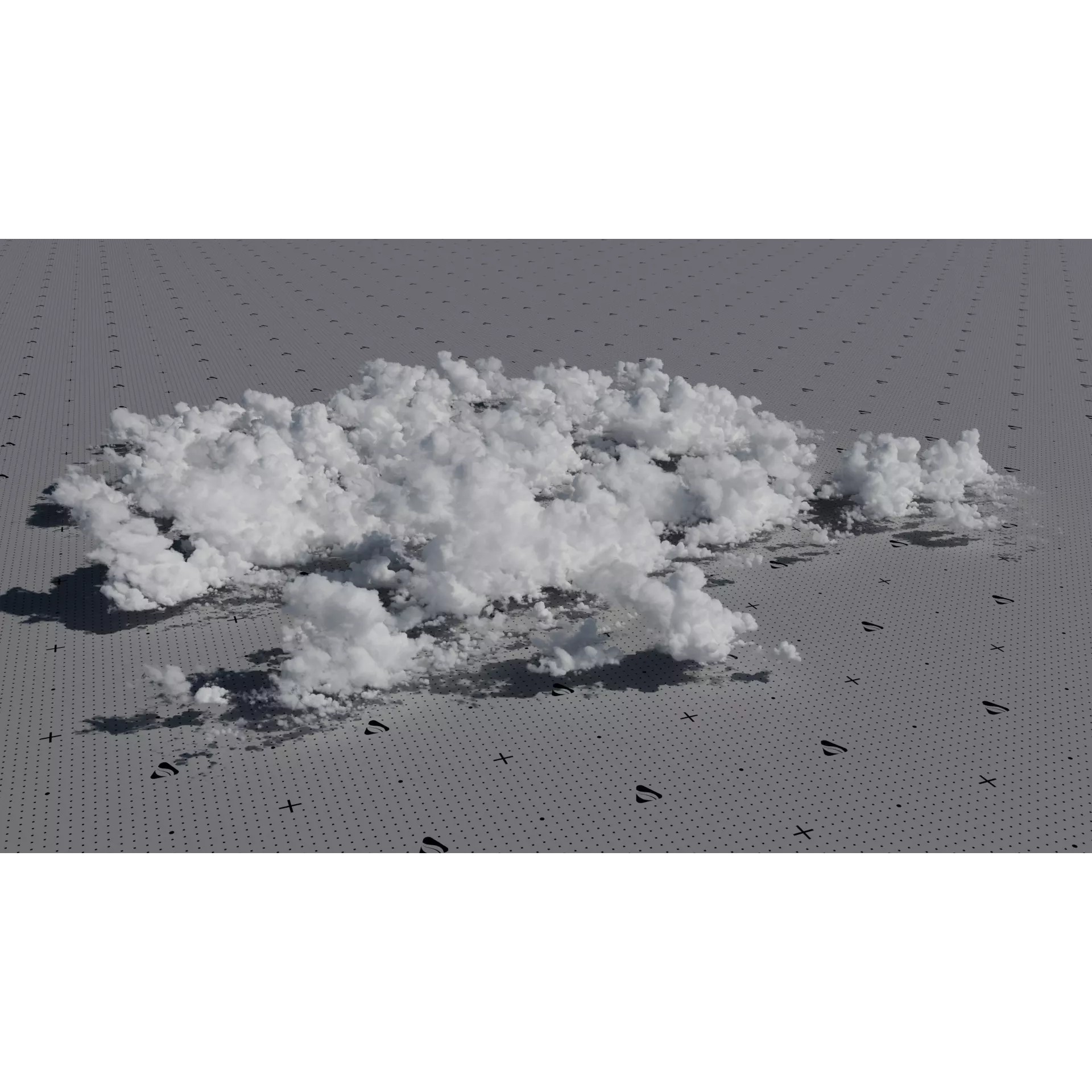 VDB Cumulonimbus Cloud Field 4 - Ultra-High Resolution 3D Model - View 2