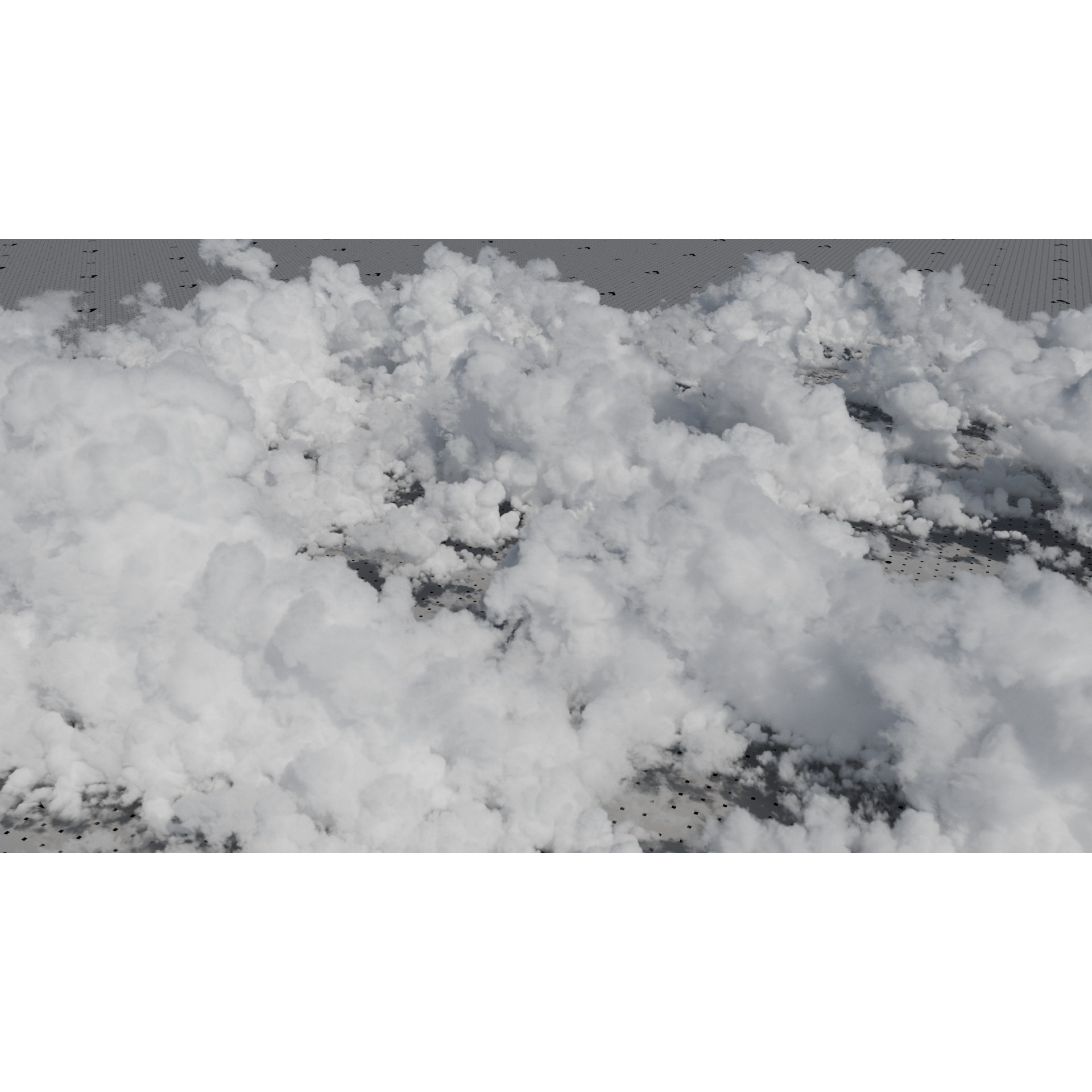 VDB Cumulonimbus Cloud Field 4 - Ultra-High Resolution 3D Model - View 3