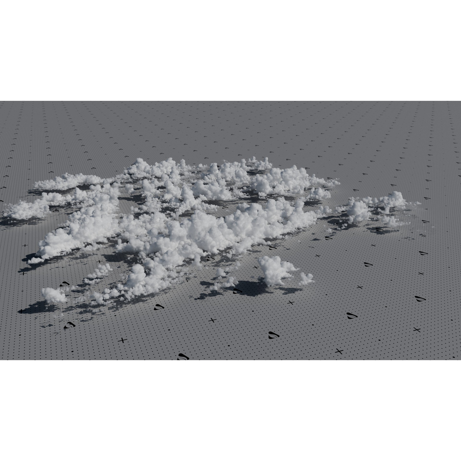 VDB Cumulonimbus Cloud Field 4 - Ultra-High Resolution 3D Model - View 7