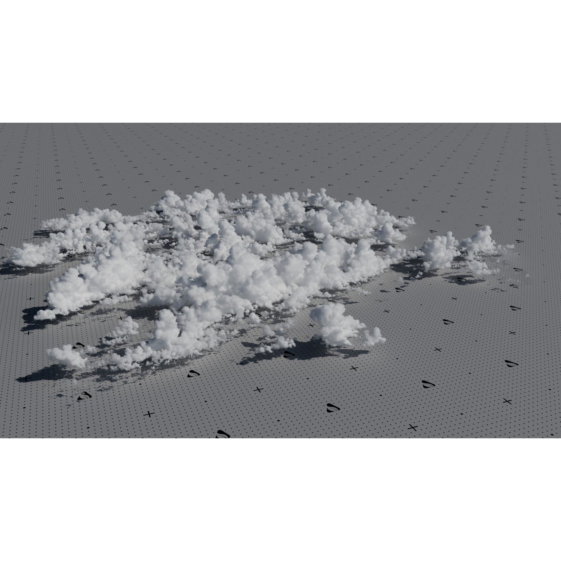 VDB Cumulonimbus Cloud Field 4 - Ultra-High Resolution 3D Model - View 8