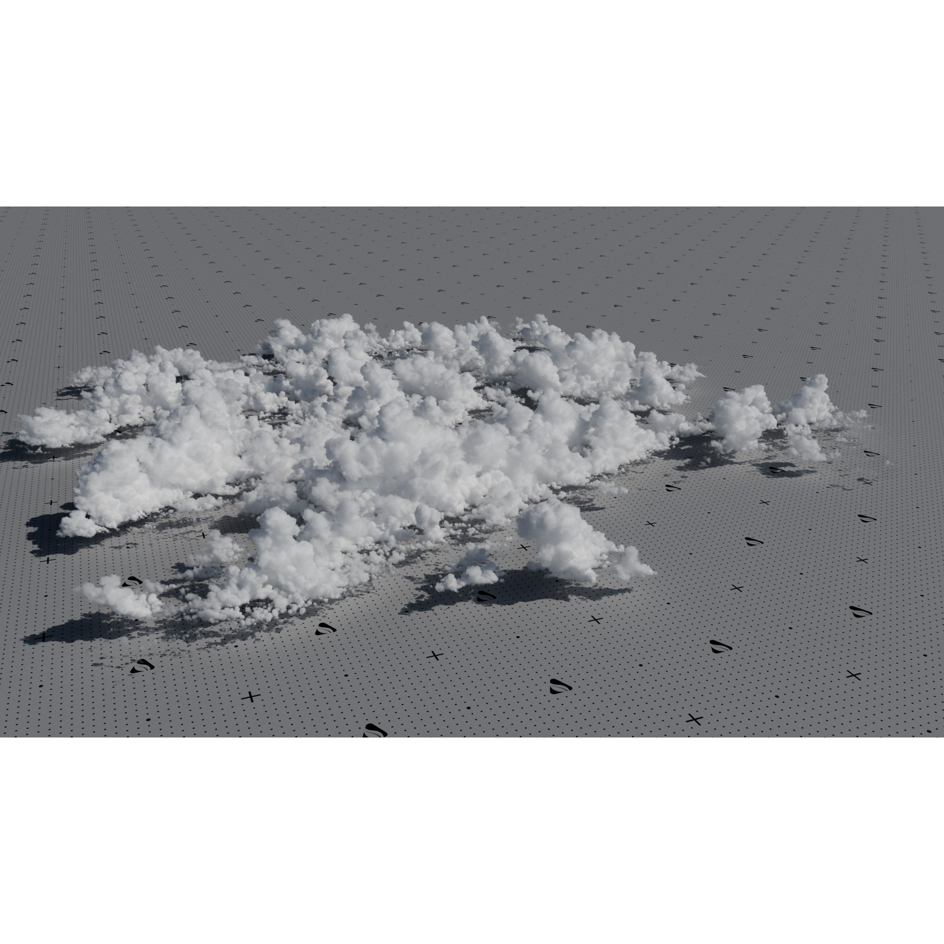 VDB Cumulonimbus Cloud Field 4 - Ultra-High Resolution 3D Model - View 9