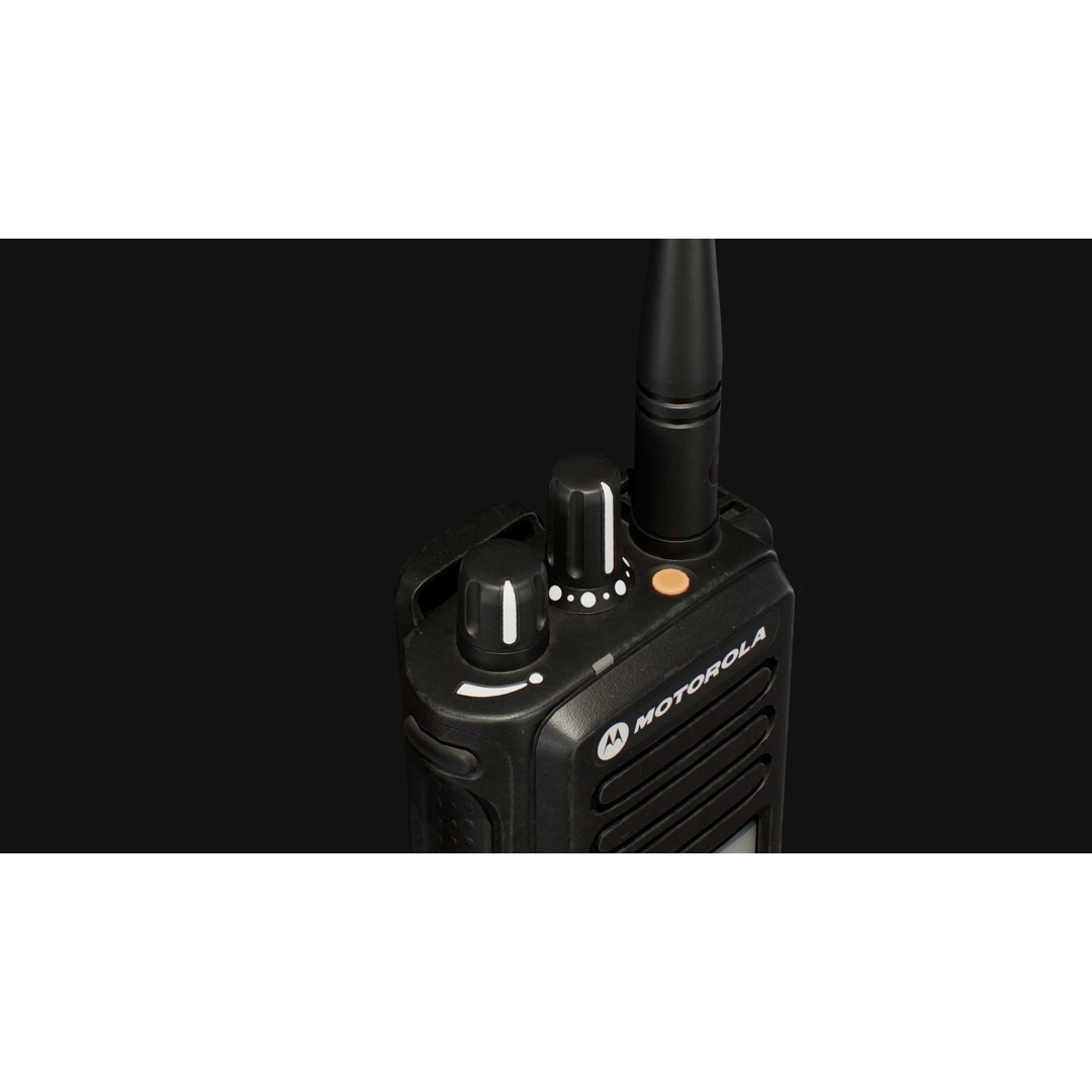 Motorola DP 4801 Radio 3D Model – Low Poly Game Asset, FBX - View 14