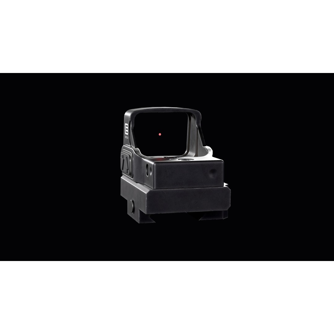 EOTECH EFLX 3D Model – Low Poly Red Dot Sight, Game Ready FBX - View 13