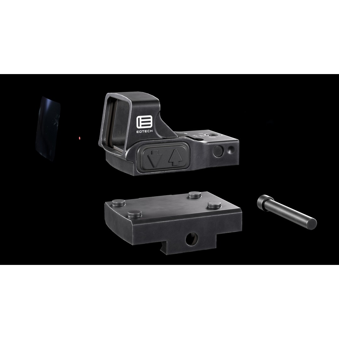 EOTECH EFLX 3D Model – Low Poly Red Dot Sight, Game Ready FBX - View 16