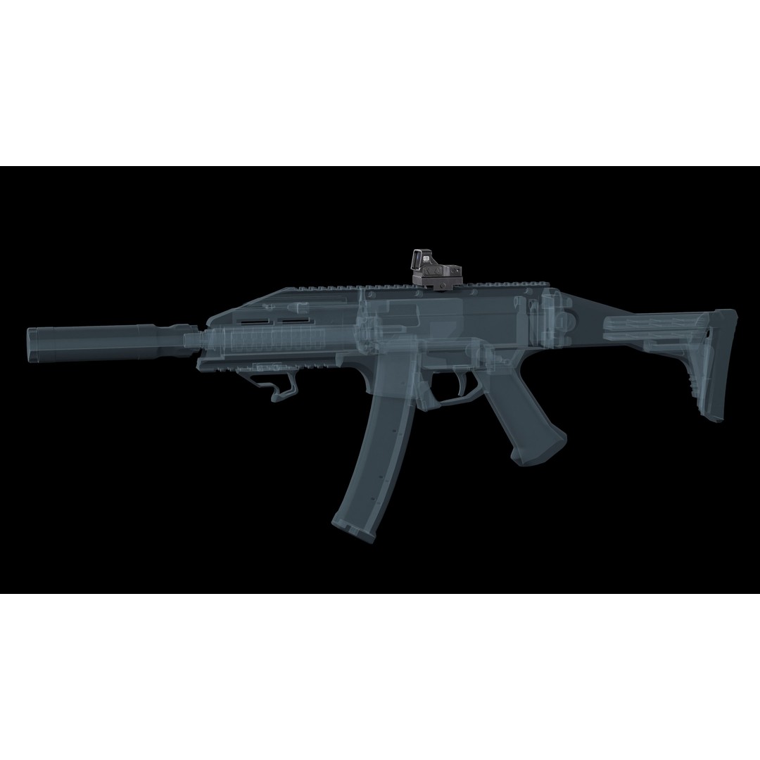 EOTECH EFLX 3D Model – Low Poly Red Dot Sight, Game Ready FBX - View 7