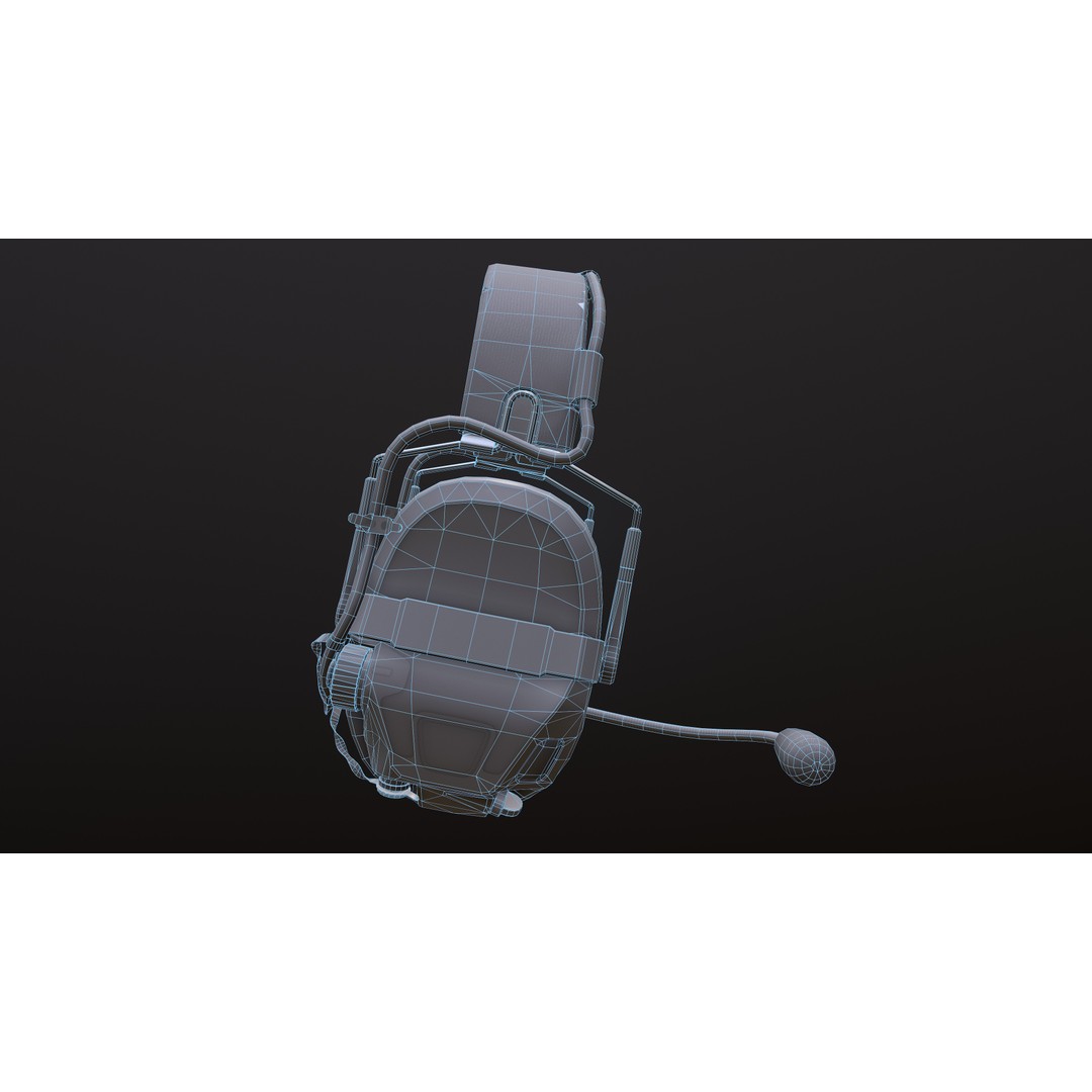 FAST Helmet 3D Model – Low Poly Game-Ready Tactical Asset, FBX