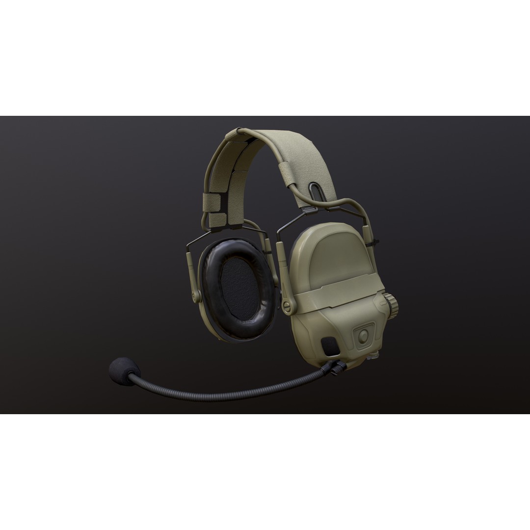 FAST Helmet 3D Model – Low Poly Game-Ready Tactical Asset, FBX - View 21