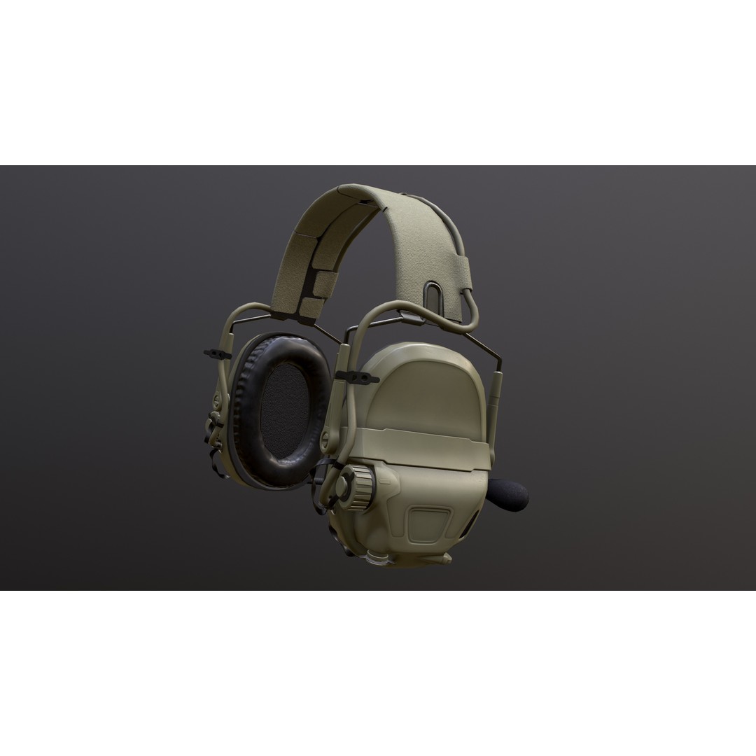 FAST Helmet 3D Model – Low Poly Game-Ready Tactical Asset, FBX - View 22