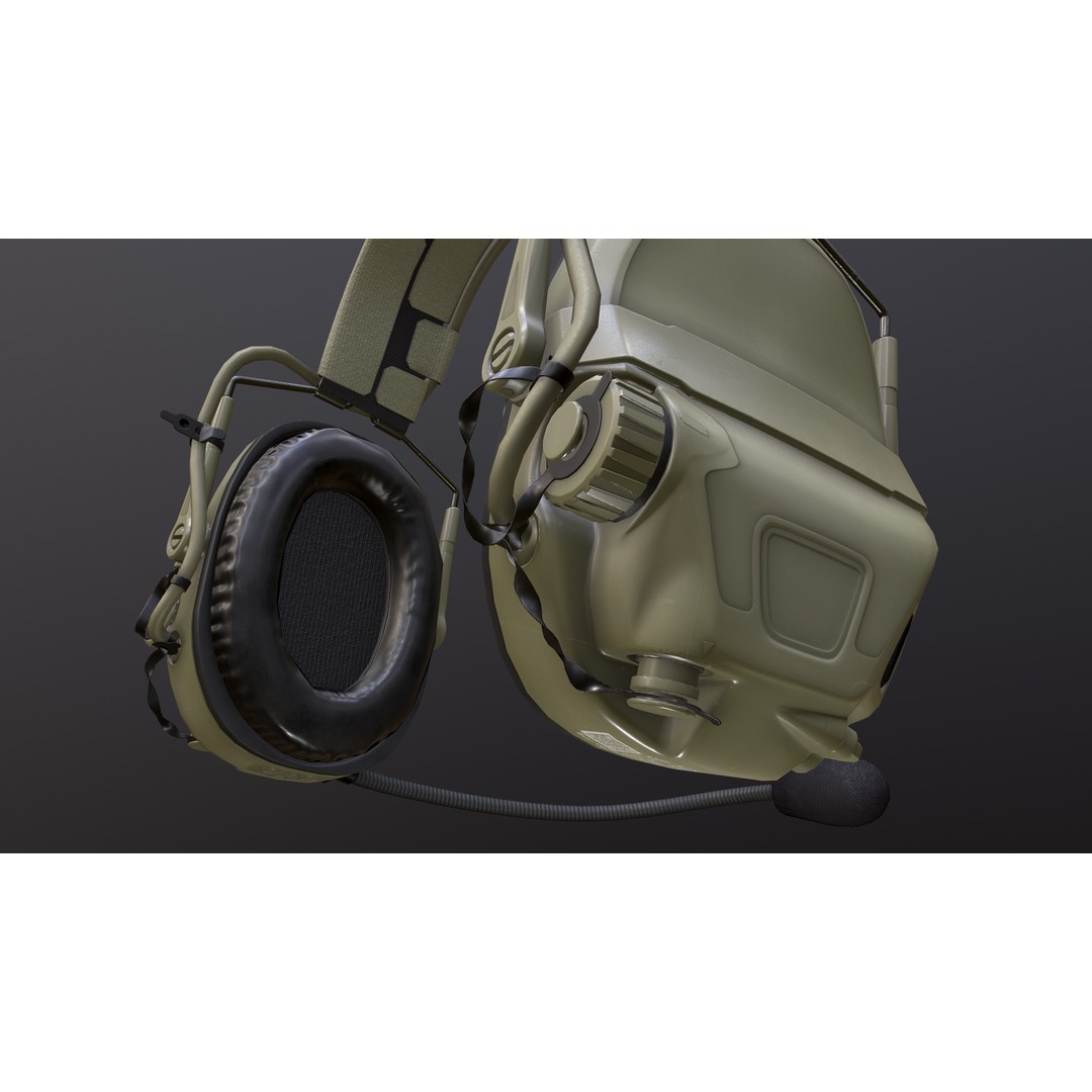 FAST Helmet 3D Model – Low Poly Game-Ready Tactical Asset, FBX - View 26