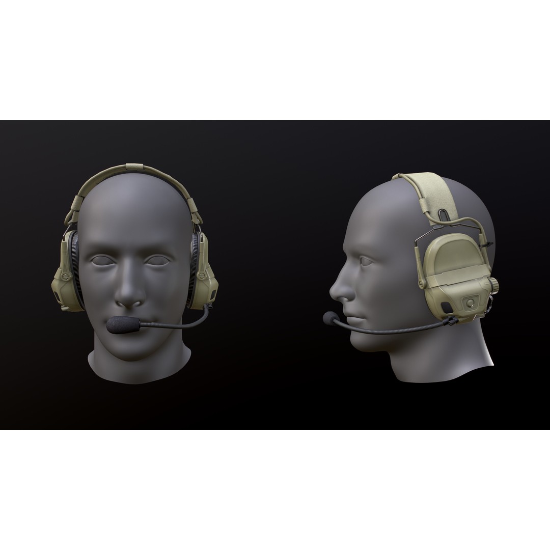 FAST Helmet 3D Model – Low Poly Game-Ready Tactical Asset, FBX - View 35