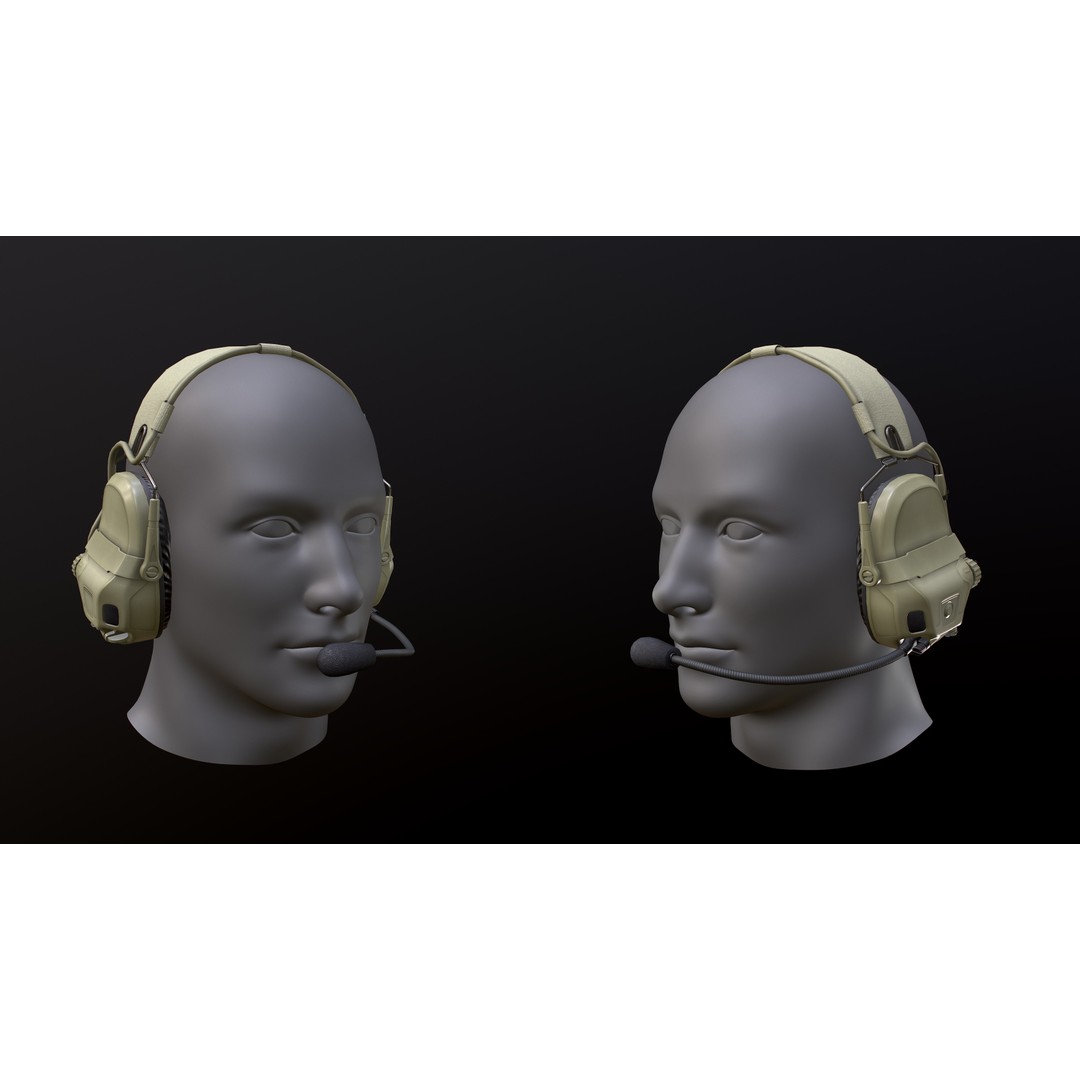 FAST Helmet 3D Model – Low Poly Game-Ready Tactical Asset, FBX - View 36