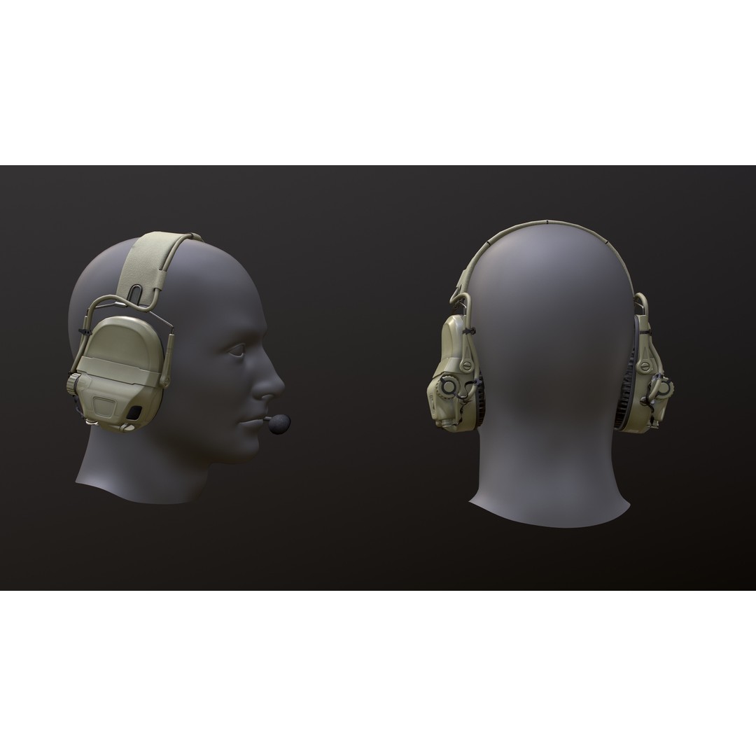 FAST Helmet 3D Model – Low Poly Game-Ready Tactical Asset, FBX - View 37