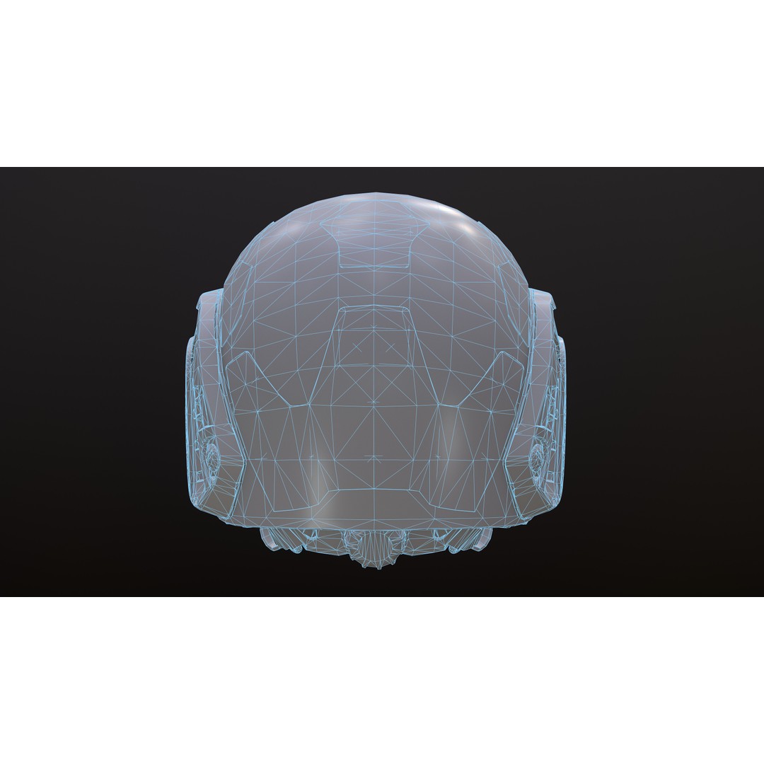 FAST Helmet 3D Model – Low Poly Game-Ready Tactical Asset, FBX - View 44