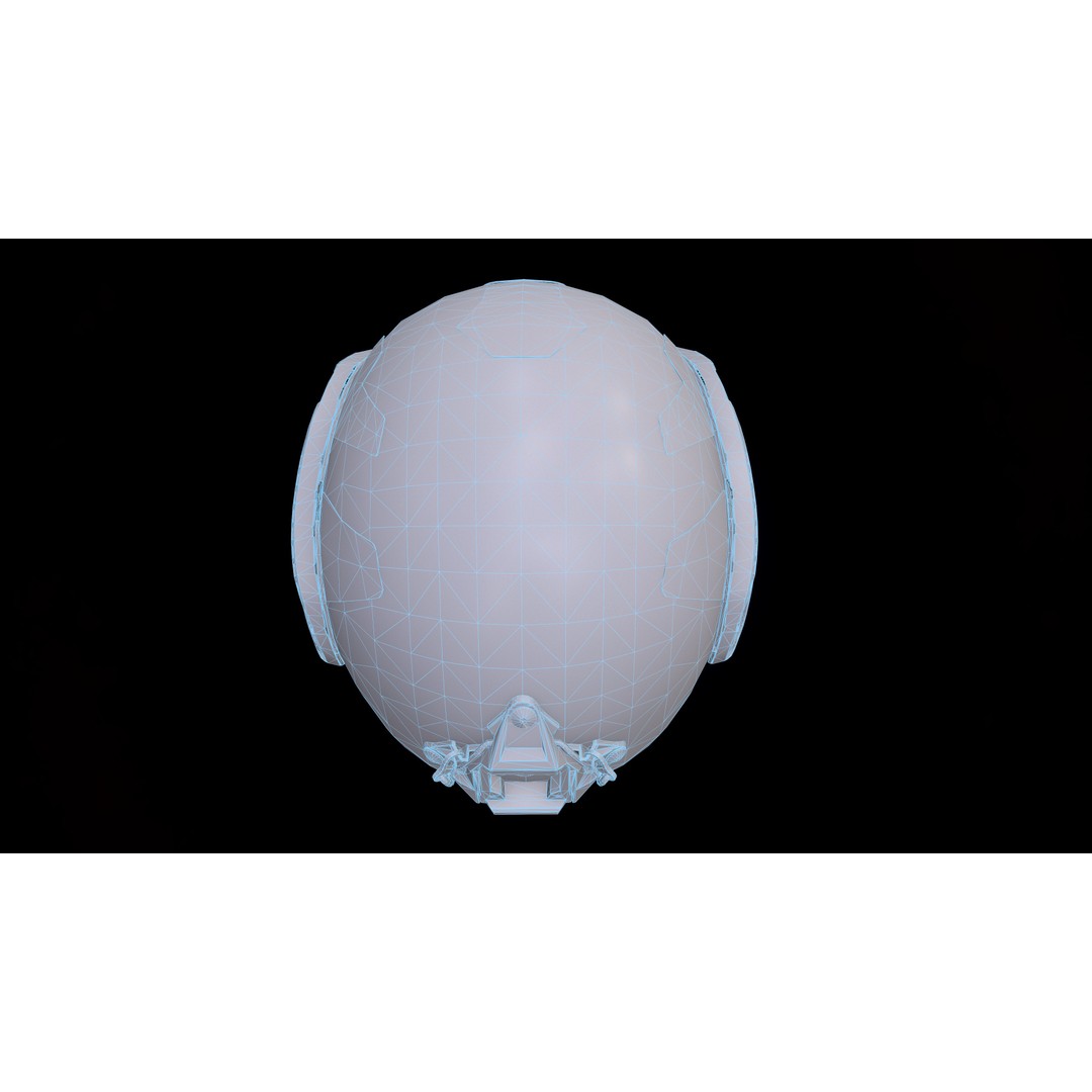 FAST Helmet 3D Model – Low Poly Game-Ready Tactical Asset, FBX - View 45