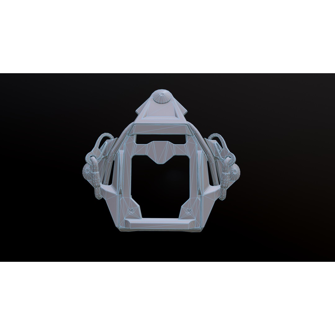 FAST Helmet 3D Model – Low Poly Game-Ready Tactical Asset, FBX - View 47