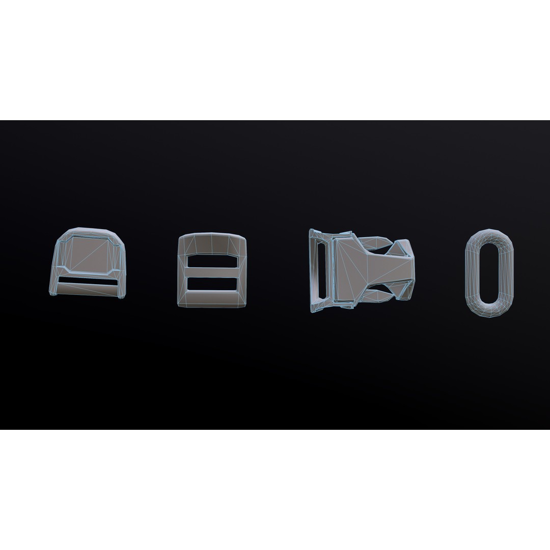 FAST Helmet 3D Model – Low Poly Game-Ready Tactical Asset, FBX - View 53