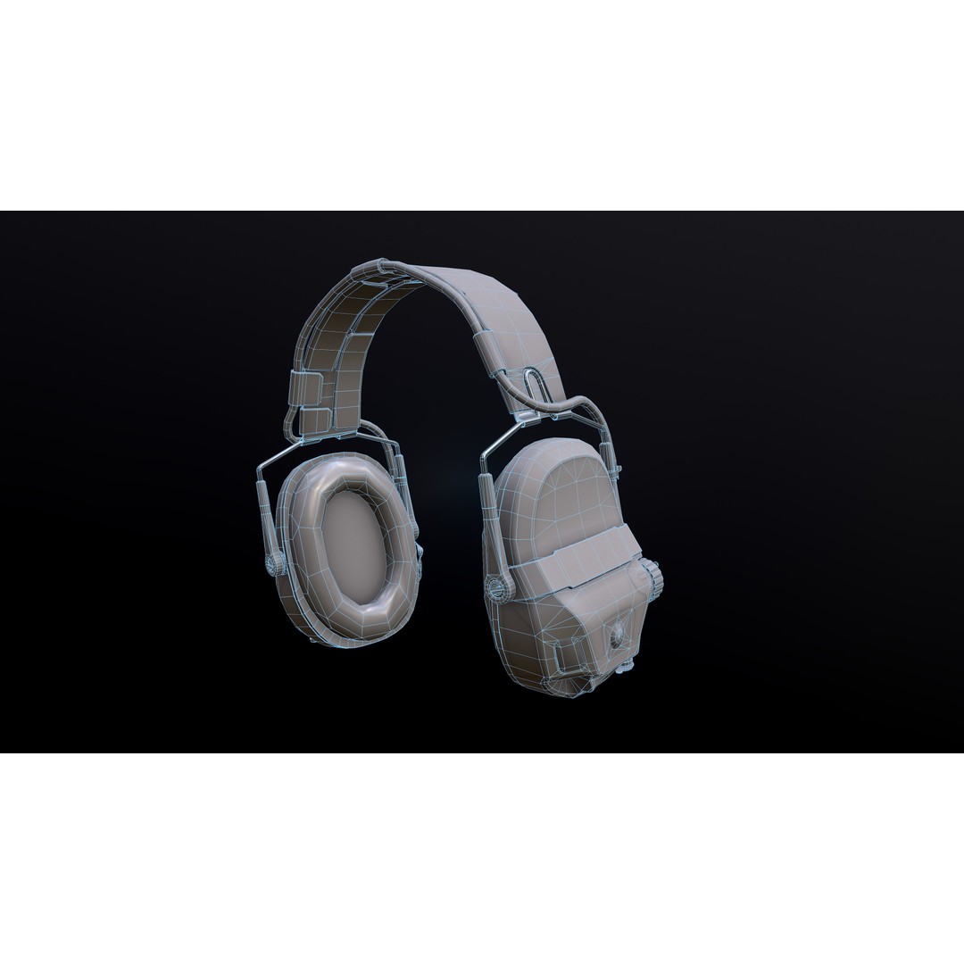 FAST Helmet 3D Model – Low Poly Game-Ready Tactical Asset, FBX - View 54
