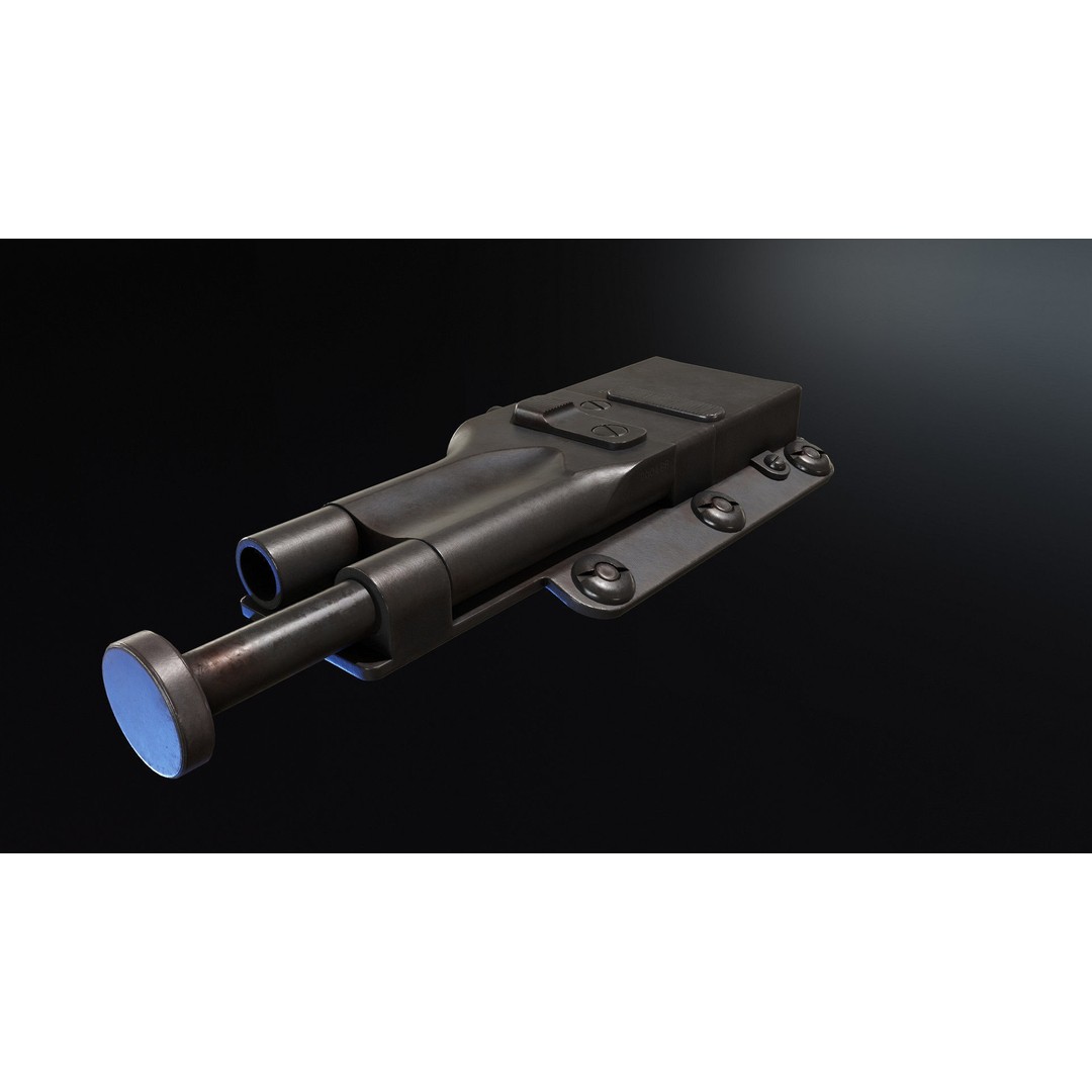 Sedgley OSS Fist Gun 3D Model – Low Poly Game Ready Weapon, FBX - View 6
