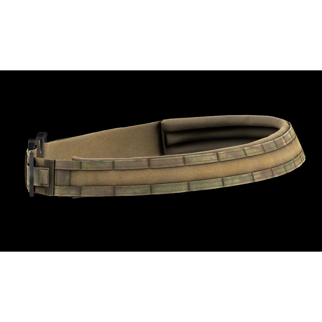 TYR Tactical Gunfighter Belt & Senshi Belt 3D Model – Low Poly Game Asset, FBX - View 15