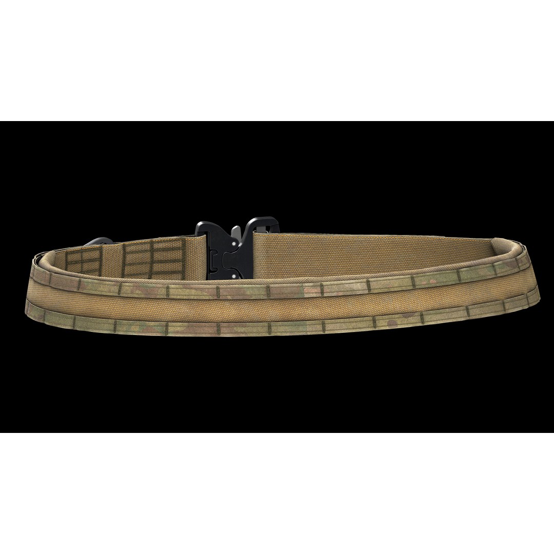 TYR Tactical Gunfighter Belt & Senshi Belt 3D Model – Low Poly Game Asset, FBX - View 16