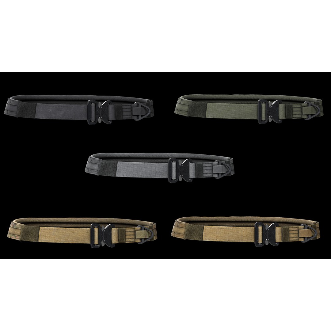 TYR Tactical Gunfighter Belt & Senshi Belt 3D Model – Low Poly Game Asset, FBX - View 18
