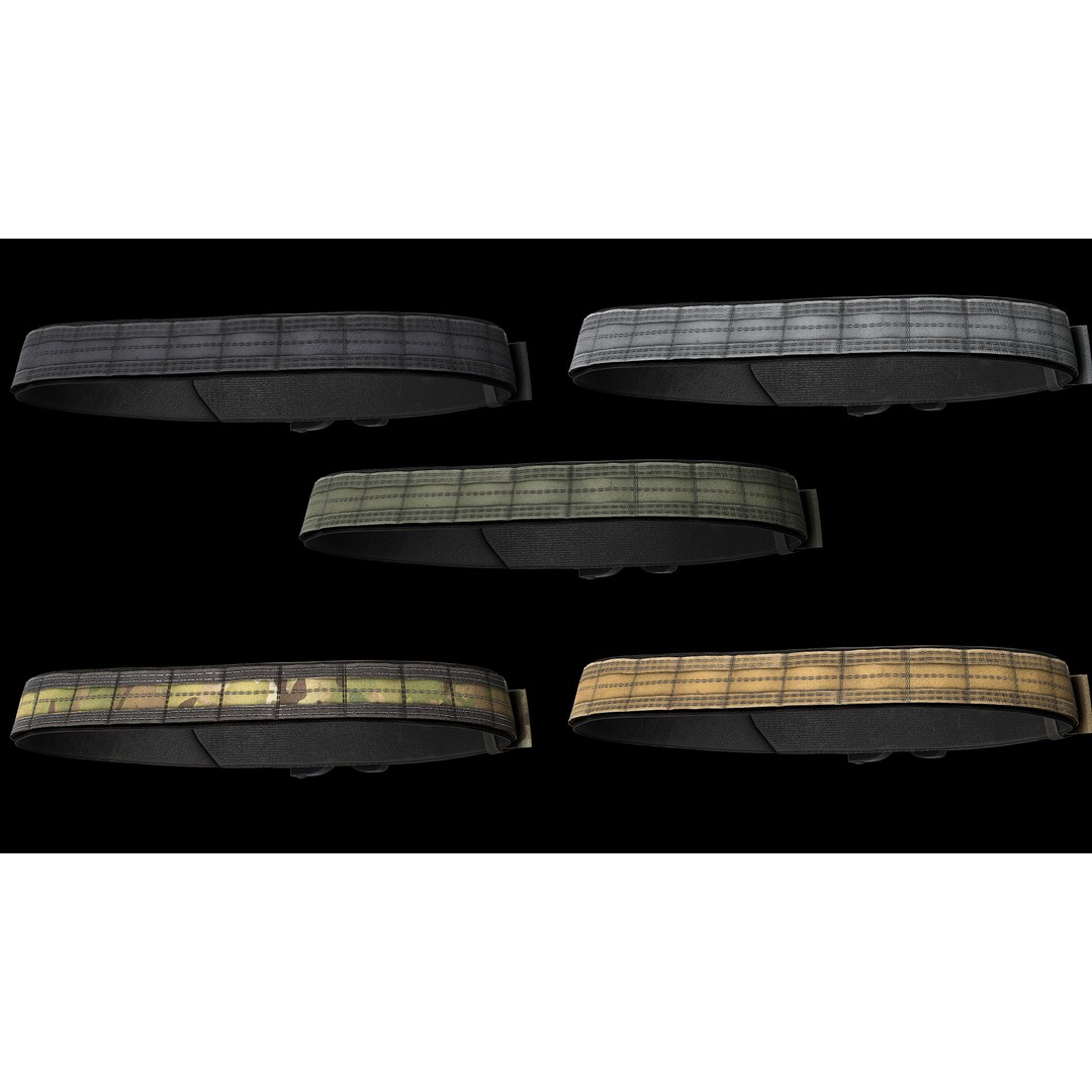 TYR Tactical Gunfighter Belt & Senshi Belt 3D Model – Low Poly Game Asset, FBX - View 28