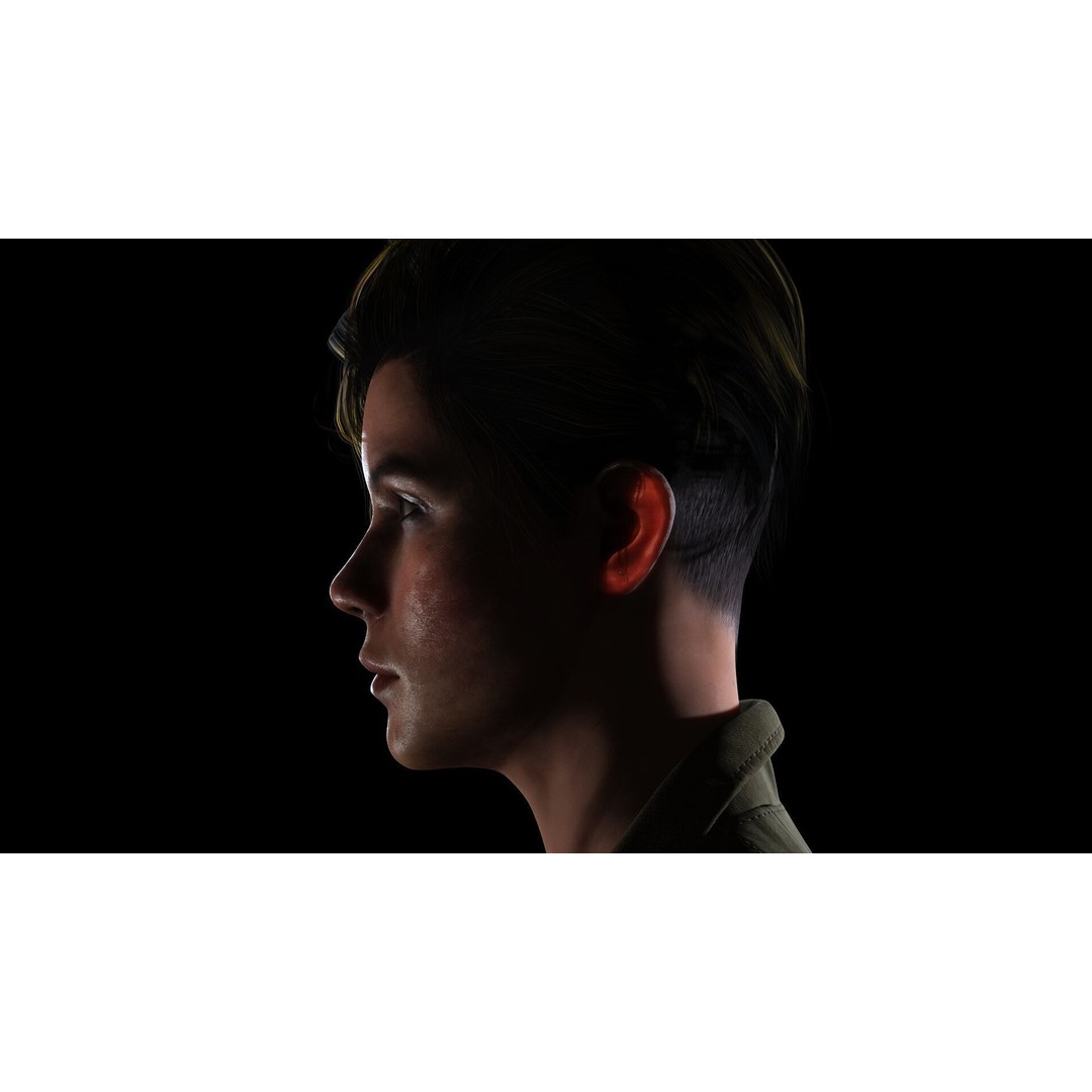 Tactical Worker 3D Model – Low Poly Rigged Character with PBR Textures - View 16
