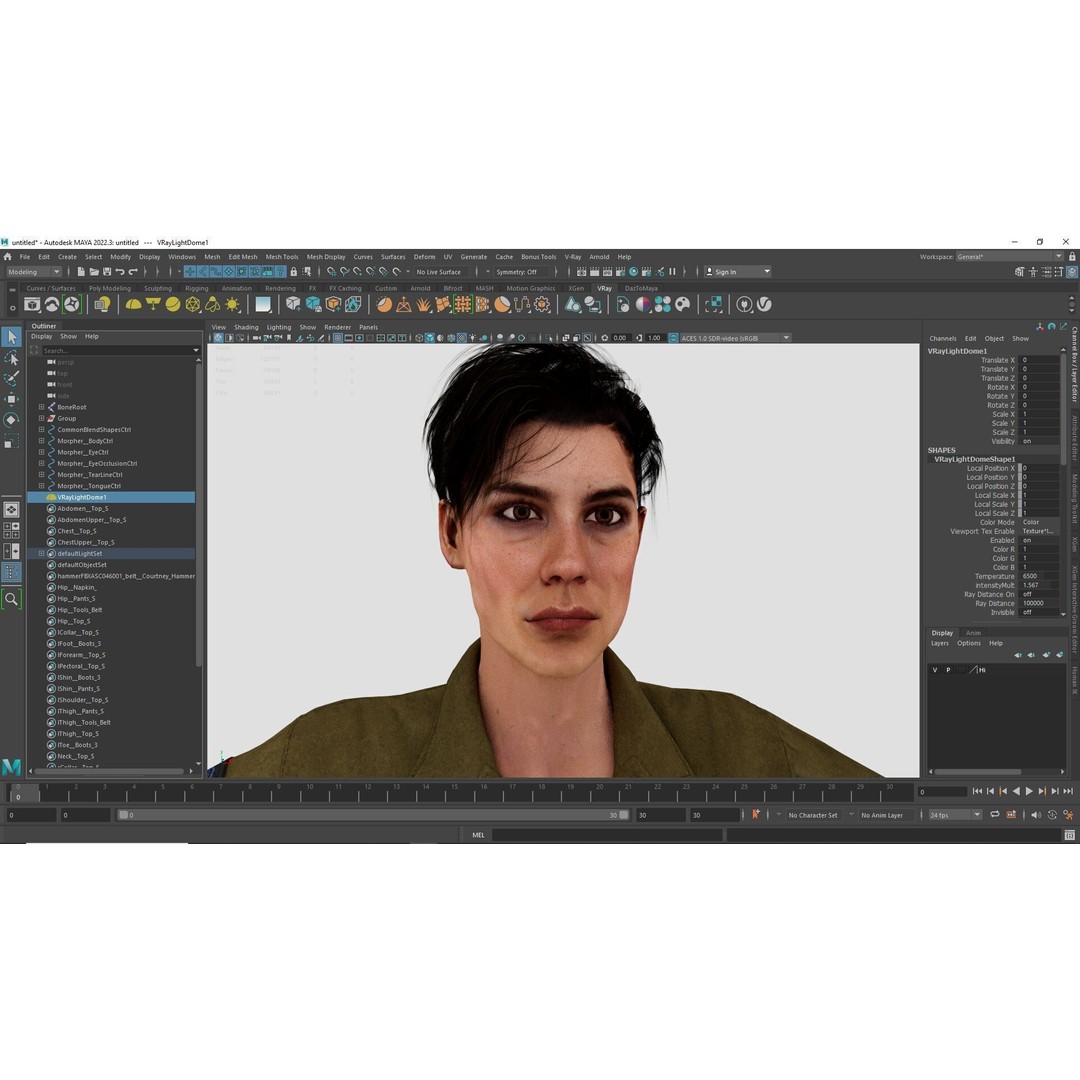 Tactical Worker 3D Model – Low Poly Rigged Character with PBR Textures - View 26