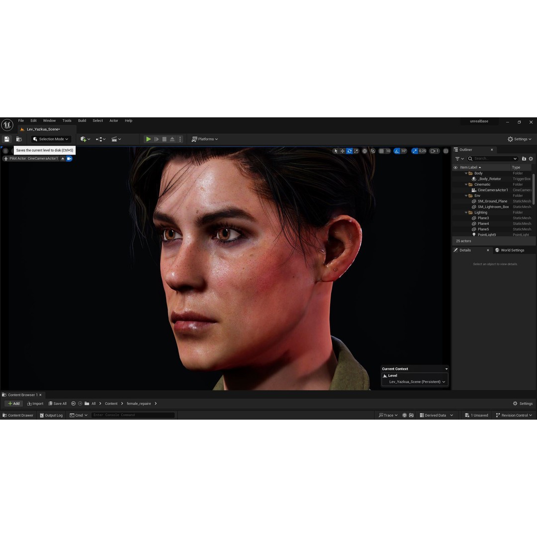 Tactical Worker 3D Model – Low Poly Rigged Character with PBR Textures - View 32