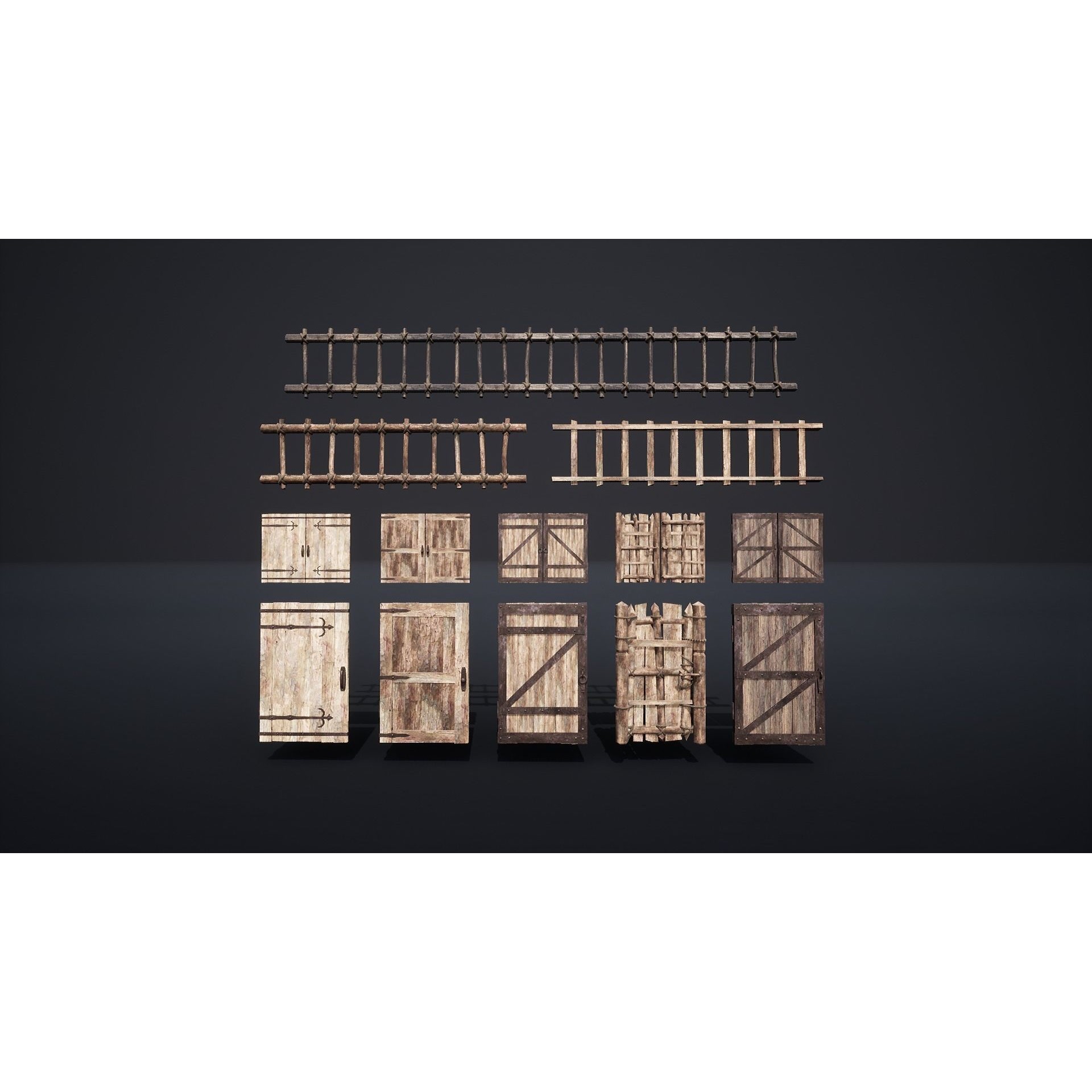 Enterable Medieval Slavic Cottage - Low-Poly Game-Ready 3D Model - View 21