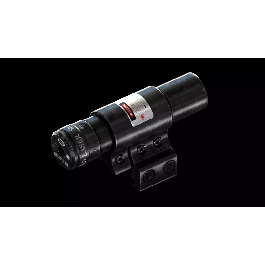 JG8 Laser Sight 3D Model – Low Poly Game Ready PBR Asset, FBX - View 2