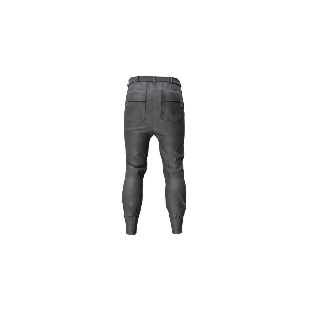 Military Armored Pants 3D Model – Rigged Low-Poly Tactical Clothing for UE5 - View 7