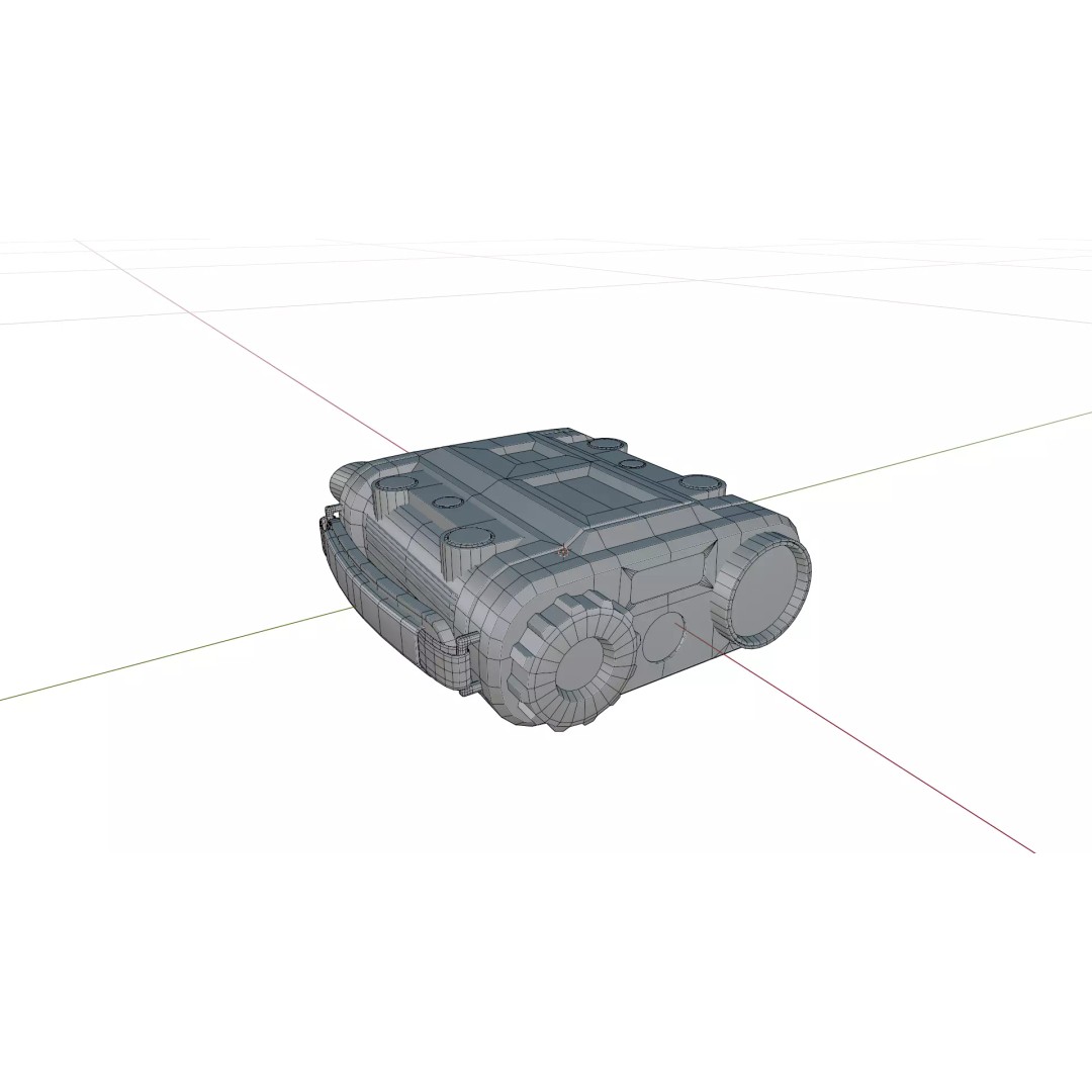 Military Binoculars 3D Model – Low Poly Tactical Gear, FBX - View 8