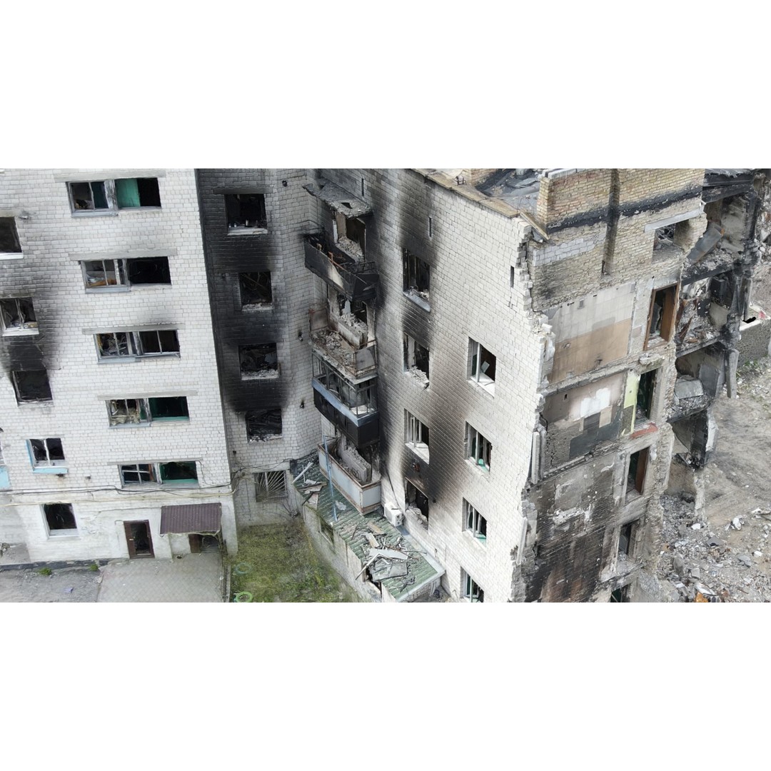 Ukrainian Building Scans 3D Model – High-Quality PBR Textures, FBX, OBJ, Blender