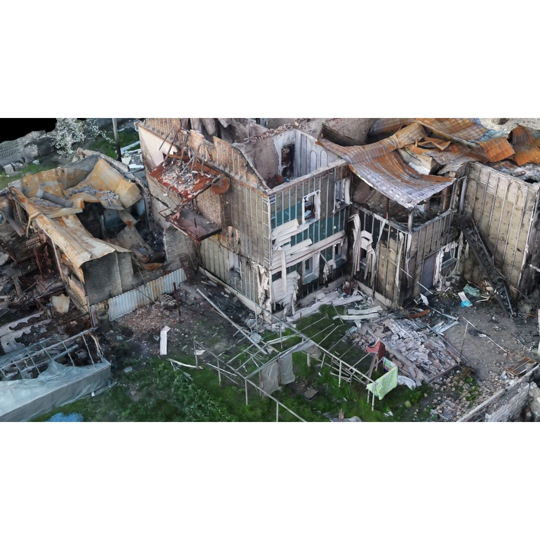 Ukrainian Building Scans 3D Model – High-Quality PBR Textures, FBX, OBJ, Blender - View 21