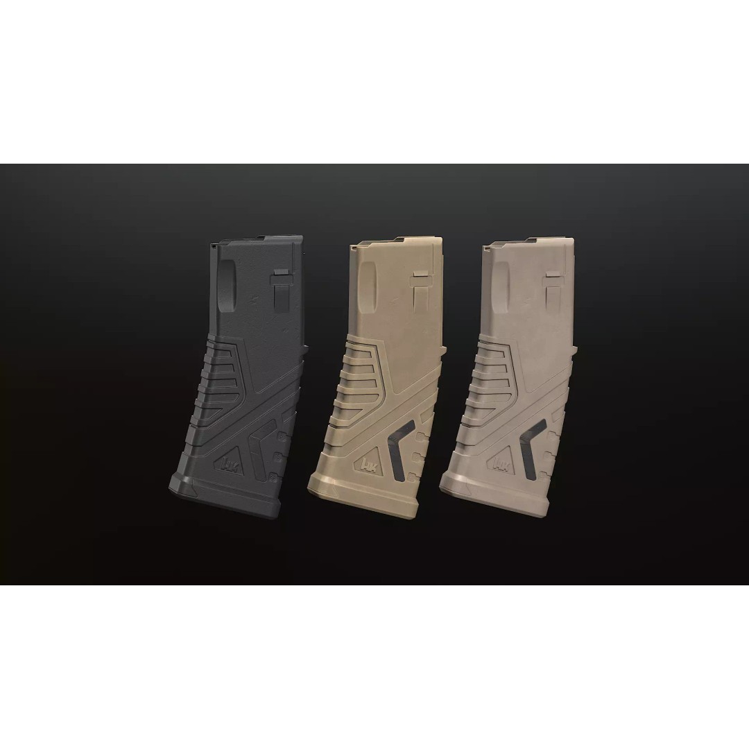 HK Magazine Gen 3 3D Model – Low Poly Military Asset, FBX, OBJ - View 2