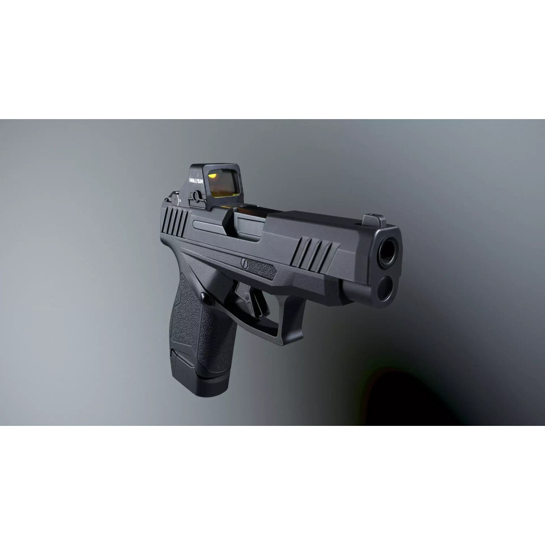 Taurus GX4 XL 3D Model – Low Poly Game-Ready Pistol with Holosun Sight - View 6