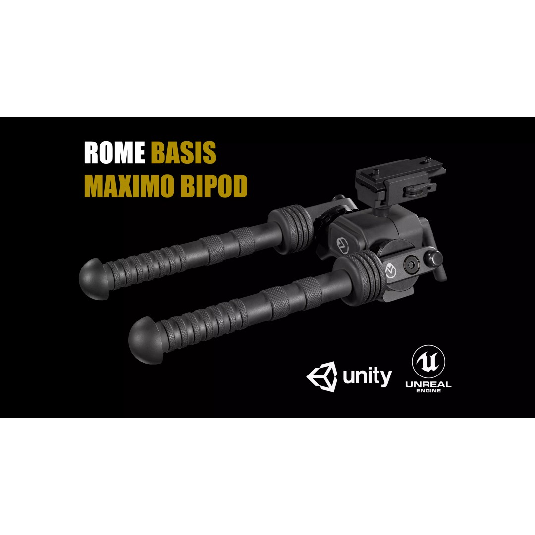 Rome Basis Maximo Bipod 3D Model – Low Poly Game Asset, FBX - View 2