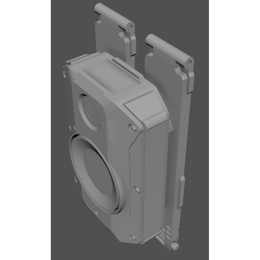 Axon Body Cam 3D Model – Low Poly PBR Game Asset, FBX - View 10