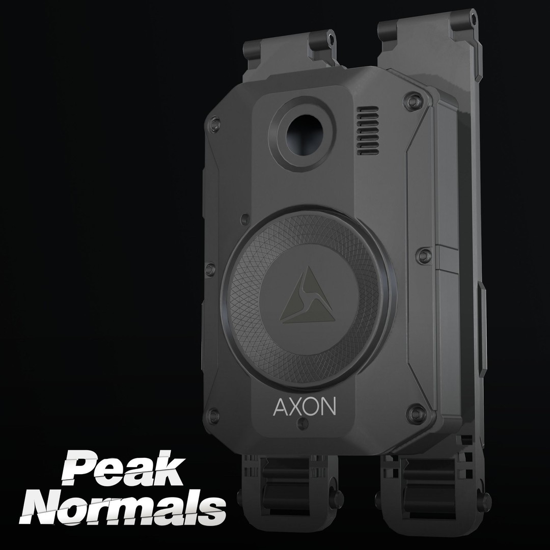 Axon Body Cam 3D Model – Low Poly PBR Game Asset, FBX - View 4
