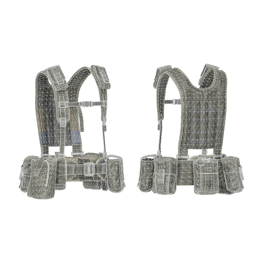 VIRTUS H Yoke 3D Model – Low Poly Game Ready Military Asset, FBX - View 9