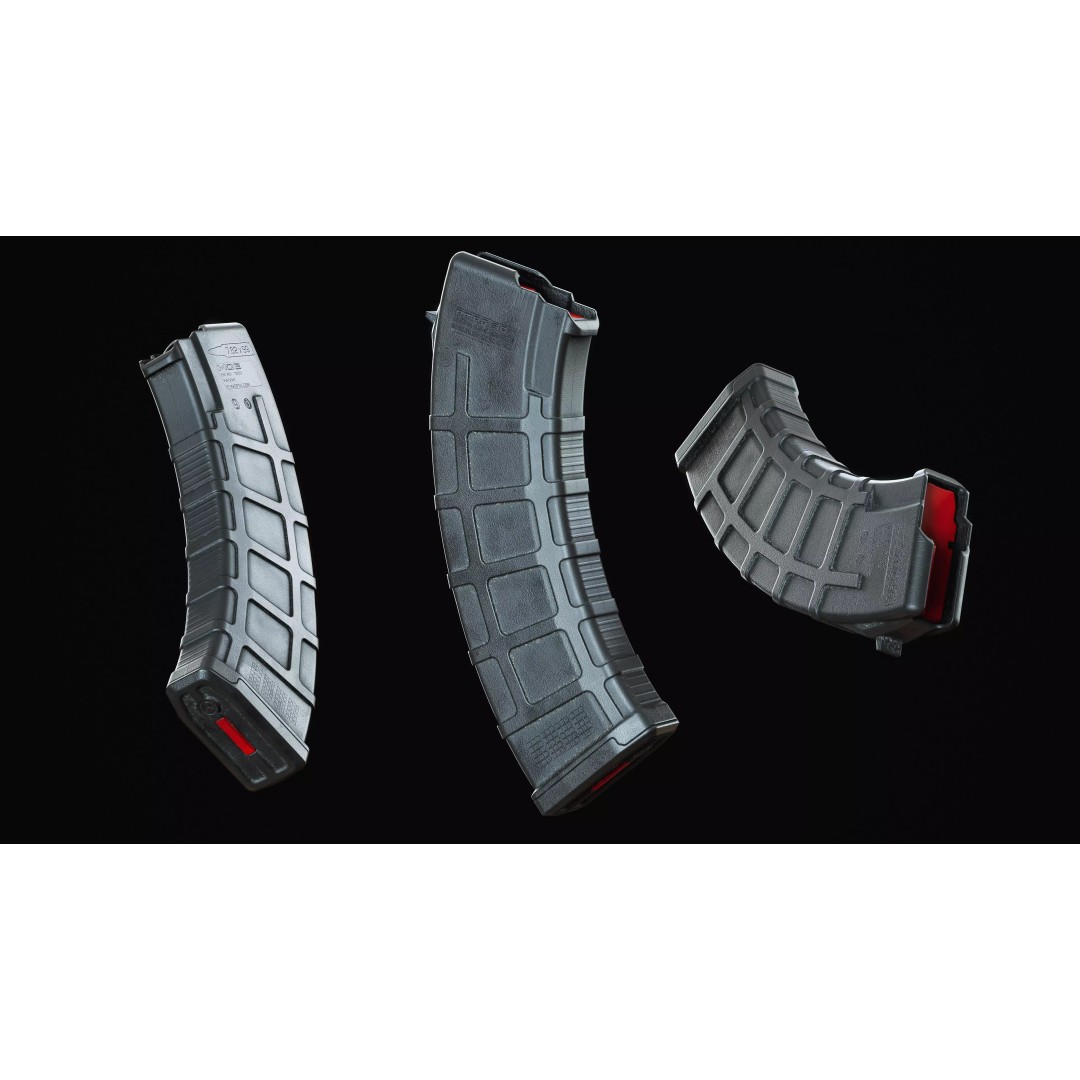 Magpul PMAG AK 3D Model – Low Poly Game-Ready Asset, FBX, OBJ - View 14