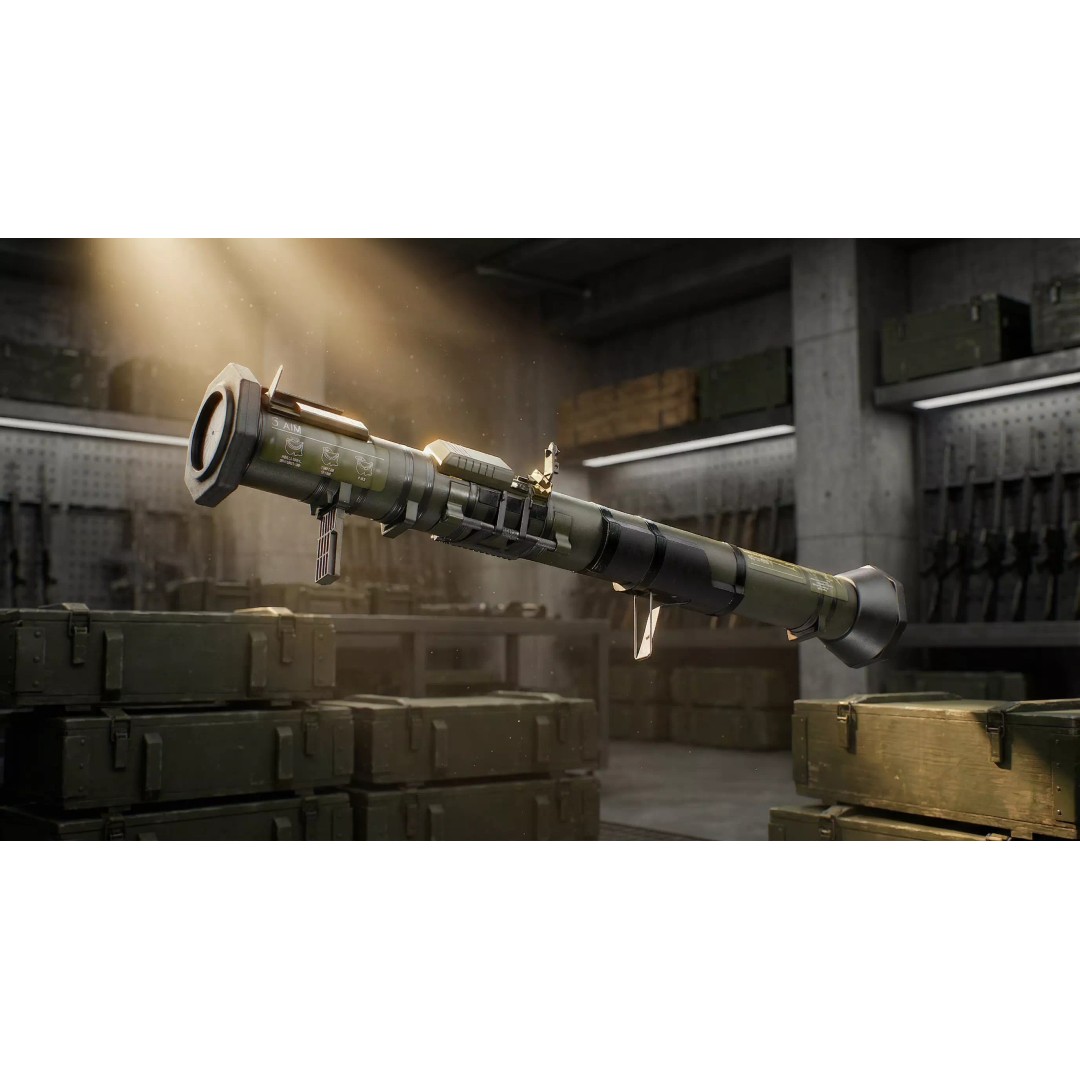 AT4 Anti-Tank 3D Model – Low Poly Game Ready Asset, FBX, Blender - View 2