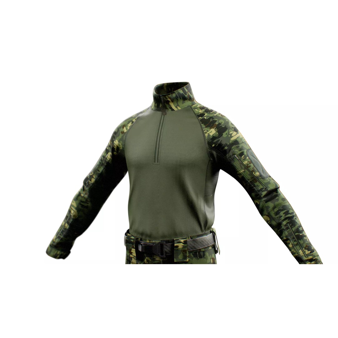 GEN.2 Combat Pants 3D Model – Tactical Military Gear, Low Poly, FBX - View 19