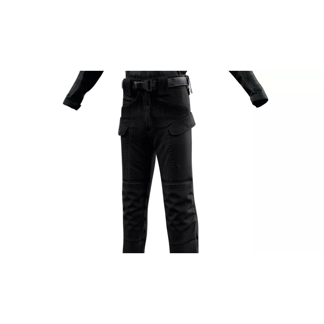 GEN.2 Combat Pants 3D Model – Tactical Military Gear, Low Poly, FBX - View 26